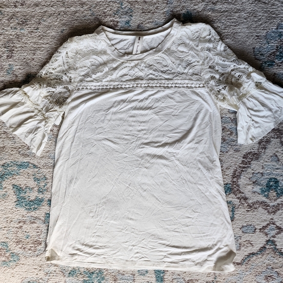 Shirt with lace - Picture 2 of 4